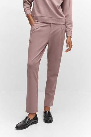 Pantalon de jogging poches - Mauve