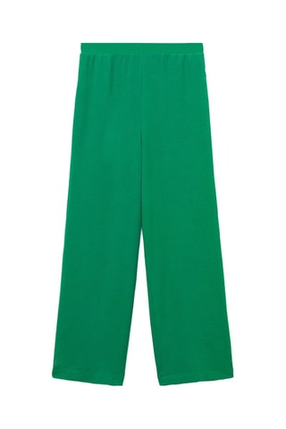 Pantalon fluide wideleg - Vert