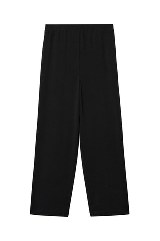 Pantalon fluide wideleg - Noir
