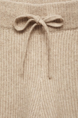 Pantalon jogger maille - Beige