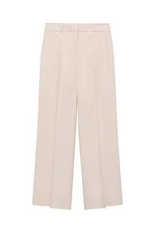 Pantalon pinces wideleg - Écru