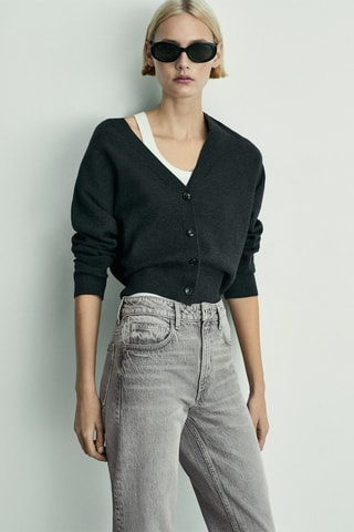 Jean Mom2000 mom taille haute - Gris