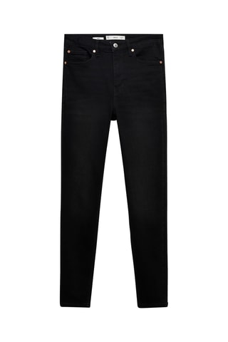 Jean skinny taille haute - Noir