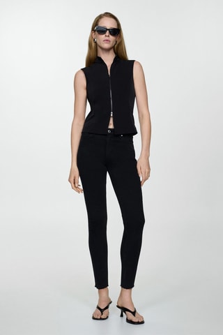 Jeans skinny crop - Denim Noir