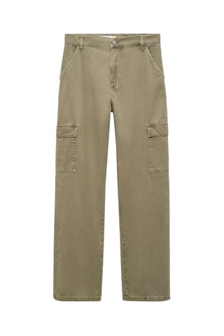 Jean cargo poches - Kaki