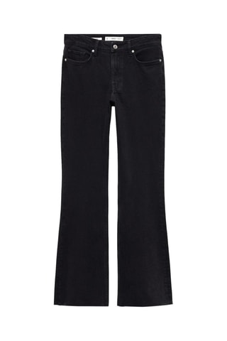 Jeans flare taille normale - Denim Noir