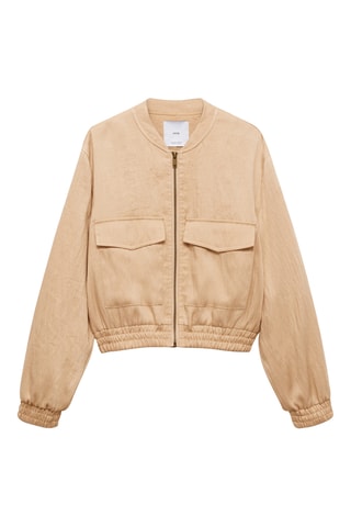 Veste bomber - Beige