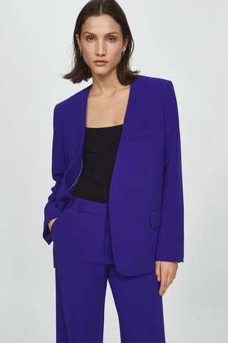 Veste de costume structurée - Bleu