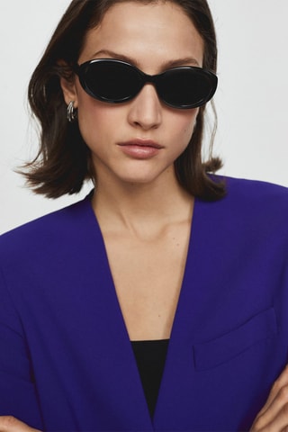 Veste de costume structurée - Bleu