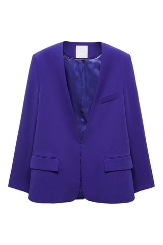 Veste de costume structurée - Bleu