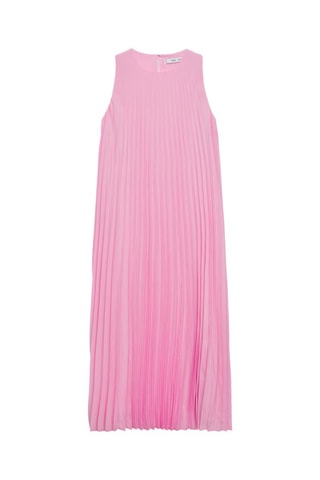 Robe évasée plissée - Rose