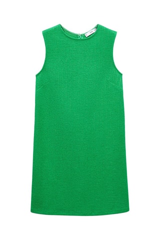 Robe maille texturée - Vert
