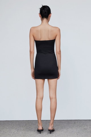 Robe bustier sans couture Noir