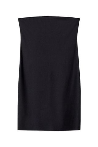 Robe bustier sans couture Noir