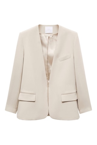 Veste de costume structurée - Beige