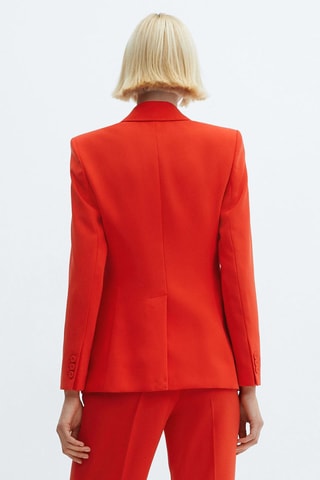 Veste costume droite - Corail