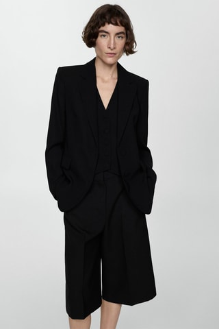 Veste costume droite - Noir