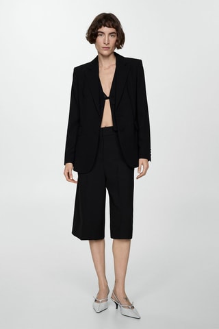 Veste costume droite - Noir