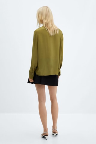 Chemise fluide à poches - Kaki