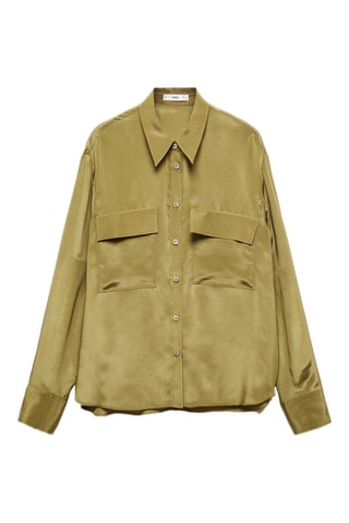 Chemise fluide à poches - Kaki