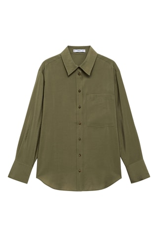 Chemise modale poche - Kaki