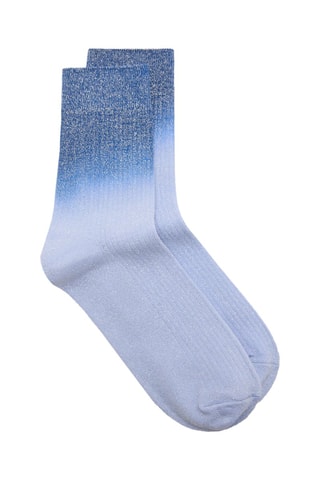Chaussettes dégradées Lurex - Bleu
