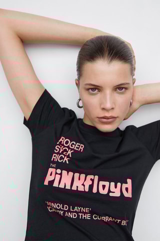 T-shirt Pink Floyd Zwart