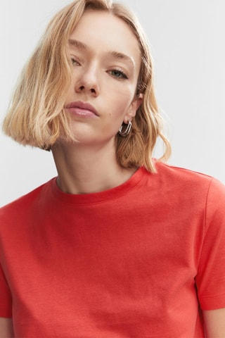 Katoenen T-shirt  Oranje