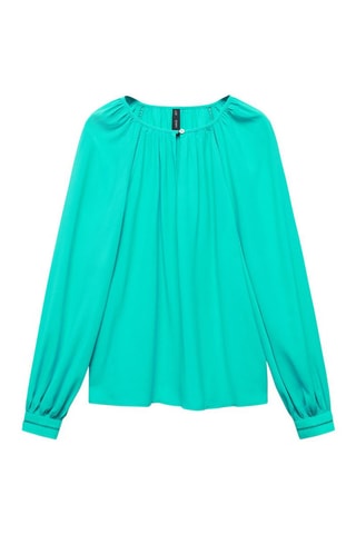 Blouse manches raglan Turquoise