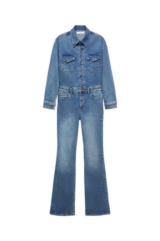 Combi-pantalon en jean Bleu