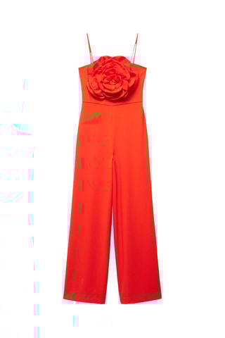 Combinaison maxi-fleur - Rouge