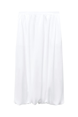 Wijduitlopende Midirok - Wit