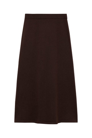 Geweven Midirok - Bruin