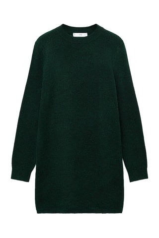 Robe droite maille - Vert