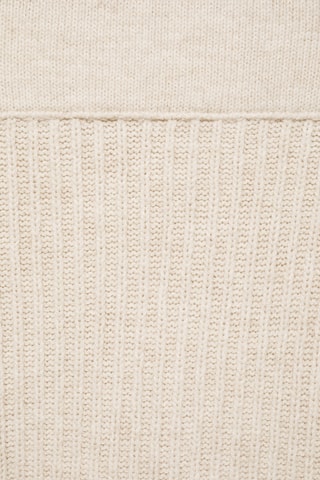 Jupe maille asymétrique - Ecru