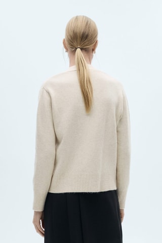 Cardigan maille boutons - Sable