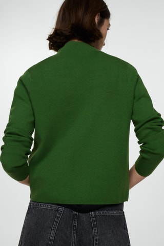 Pull-over col montant - Vert