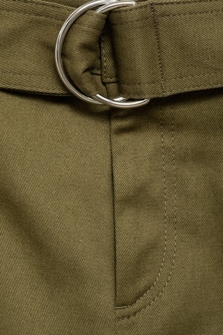 Pantalon cargo ceinture - Kaki