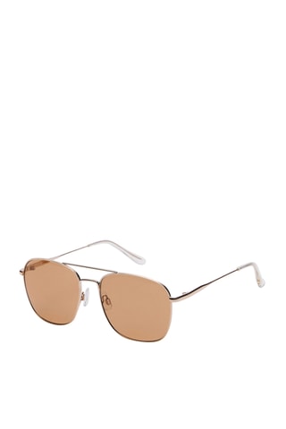 Lunettes de soleil monture métallique - Doré