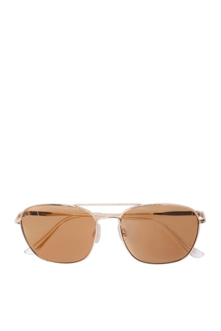 Lunettes de soleil monture métallique - Doré
