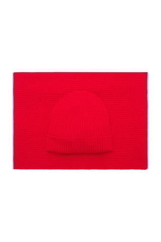 Écharpe cachemire laine - Rouge