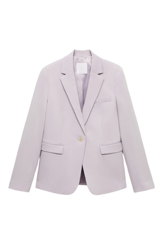 Blazer costume cintré - Violet clair