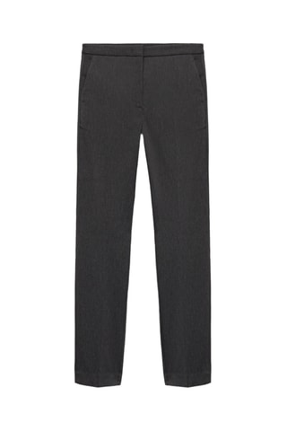 Pantalon skinny crop - Gris