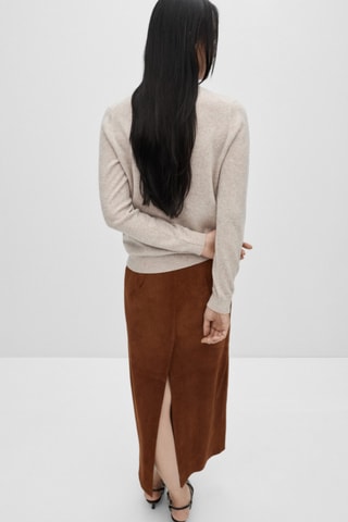 Pull-over 100 % cachemire - Gris clair