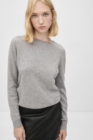 Pull-over 100 % cachemire - Gris