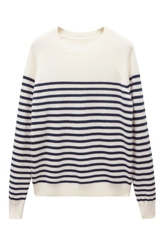 Pull-over 100 % laine - Ecru