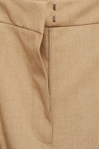 Pantalon droit pinces - Beige
