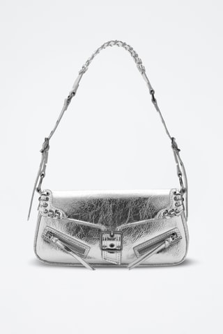 Sac porté épaule boucle - Argenté