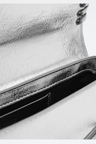 Sac porté épaule boucle - Argenté