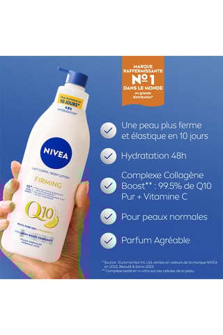 Leite de corpo Firmeza Q10 - 400 ml